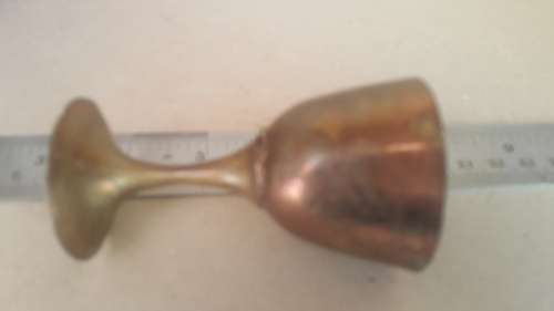 Vintage! Solid Brass Egg Cup