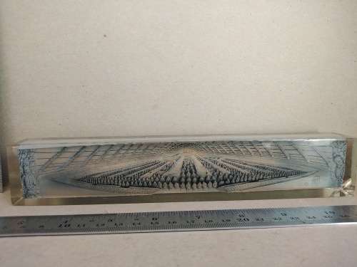 Wow! -Very Ornate Chinese Dongyang - Double Sided Relief Sculpture - Art In Resin - Signed