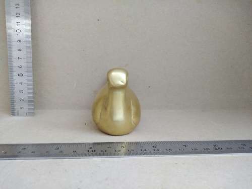 Vintage! Solid Brass Turtle Dove - Mid-century Modern Decor