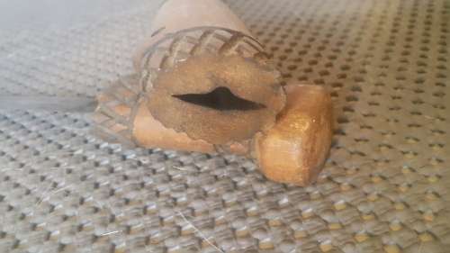 Hand Made Shona Bakatwa Dagger Carved Tribal Designs On Wooden Handle And Sheath