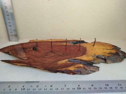 Live Edge - Beautiful One-Off Solid Wood Section Key Holder