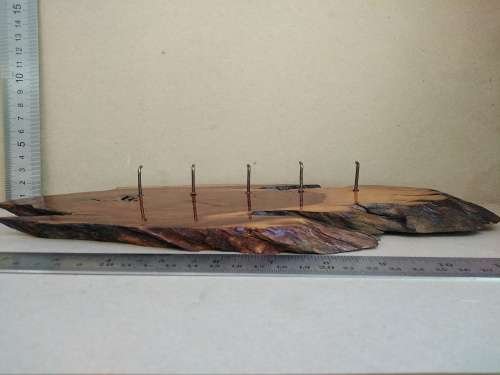 Live Edge - Beautiful One-Off Solid Wood Section Key Holder