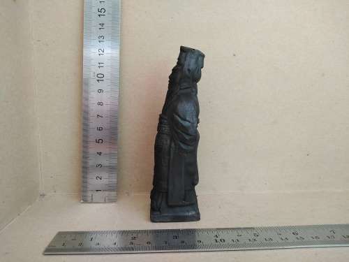 Vintage!  Qin Dynasty - Black TerraCotta Warrior Collectible Statuette Set Of 4