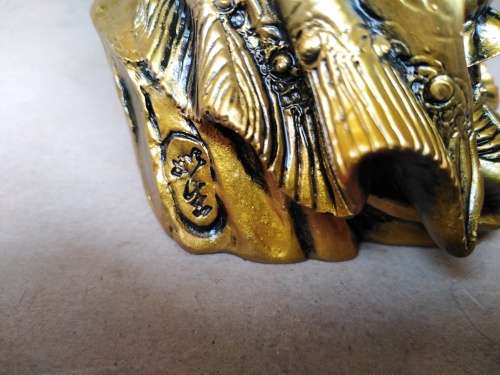 Chinese Feng Shui Guan Gong Resin Figurine