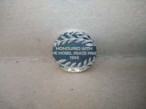 Mint Of Norway - .999 Silver 3.4gr - Mandela Nobel Peace Peace Laureate Medallion