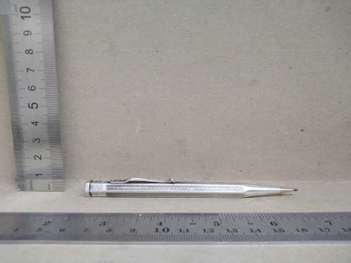 Vintage! - England - Yard-O-Led Diplomat - Hexagonal - Sterling Silver - .925 - Propelling Pencil