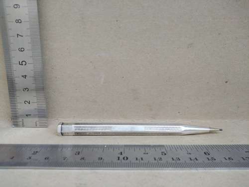 Vintage! - England - Yard-O-Led Diplomat - Hexagonal - Sterling Silver - .925 - Propelling Pencil