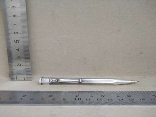 Vintage! - England - Yard-O-Led Diplomat - Hexagonal - Sterling Silver - .925 - Propelling Pencil