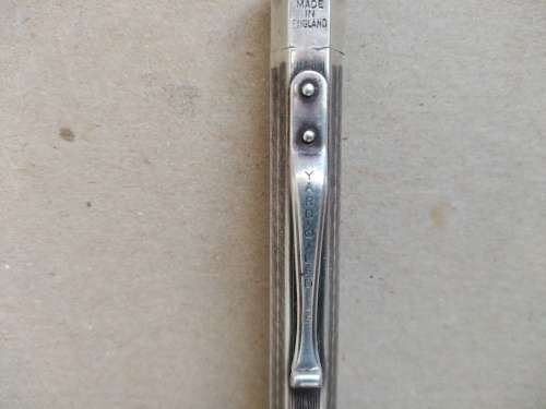 Vintage! - England - Yard-O-Led Diplomat - Hexagonal - Sterling Silver - .925 - Propelling Pencil