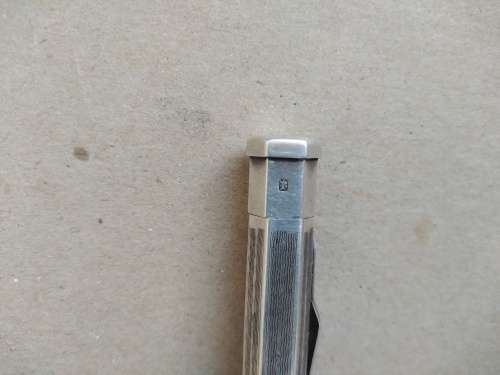 Vintage! - England - Yard-O-Led Diplomat - Hexagonal - Sterling Silver - .925 - Propelling Pencil