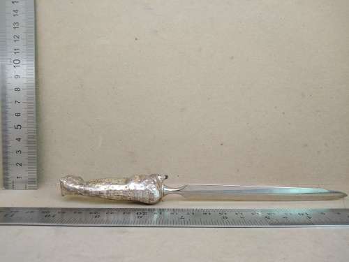 Amazing! Cheetah - Sterling Silver ! Letter Opener