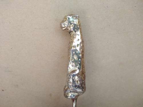 Amazing! Cheetah - Sterling Silver ! Letter Opener