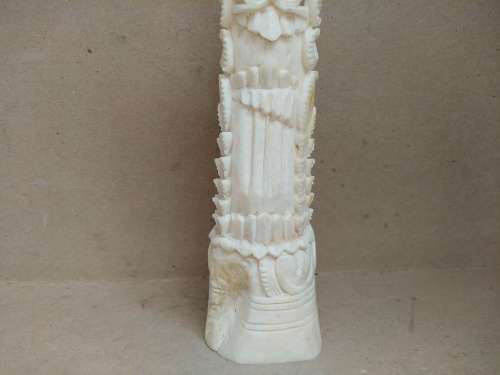 Vintage! Indonesian - Intricately Hand Crafted Bone Carving Totem Deity Statue