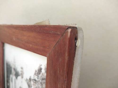 Vintage! Solid Wooden Table Top Swing Picture Frame From 1960`s /1970`s