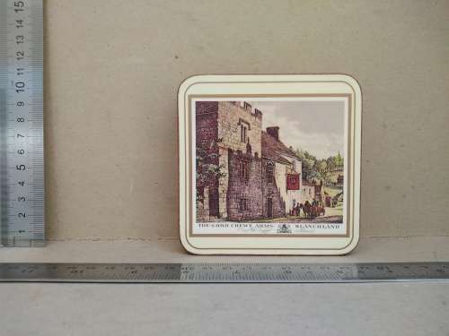 Vintage! Pimpernel Set Of Six Old English Inns Cork Coasters