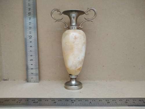 Vintage! Greek Onyx/Marble Miniature Decorative Urn / Vase