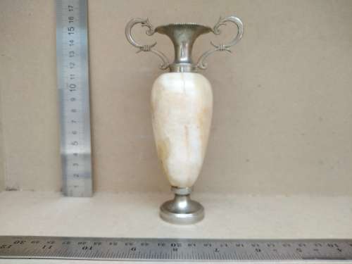 Vintage! Greek Onyx/Marble Miniature Decorative Urn / Vase