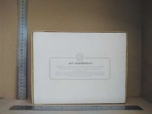 Vintage! Wild Roses - Wooden Lacquered Place Mats With Cork Backing - In Original Box.