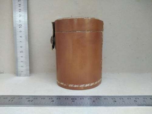 Vintage! Max `n Jax Board Game With Poker Dice In Leather Shaker Cup