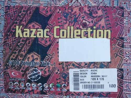 Turkish - Kazac Collection! - Beautiful New Afghan Turkman design - Machine Made Rug - 120 X 170