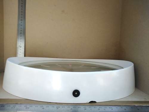 Vintage! Rhythm Transistor - White Oval Retro - Wall Clock