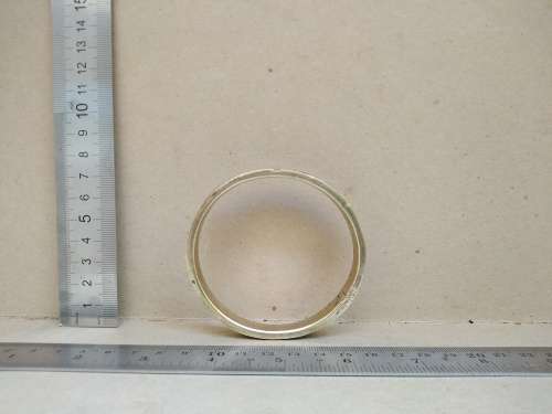 Vintage! Hand Made In India - Turquoise Stone Inlayed Brass Bangle