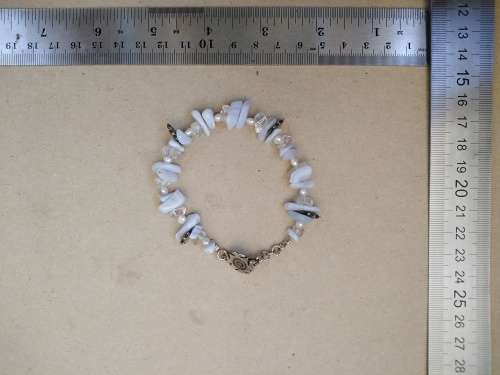 Pure Africa! Hand Made - Blue Lace Agate Natural Gemstone - Bracelet