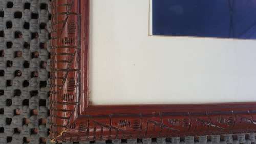 Vintage! Cheryl English `Enduring Culture` Pottery Print (No Glass)