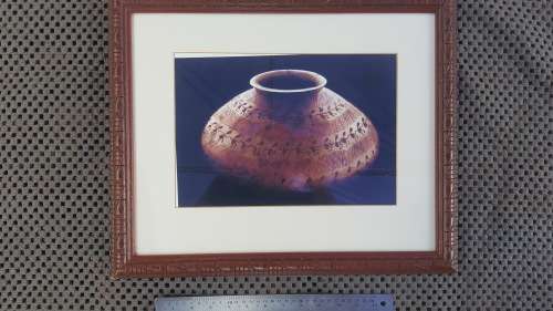 Vintage! Cheryl English Framed Photograph Pottery Print