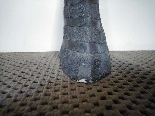 Africana! Tall Polystone Sculpture - Woman Carrying A Water Pot With Baby