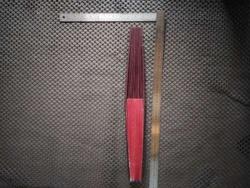 Vintage! Japanese - Large Bamboo Folding Paper Hand Fan