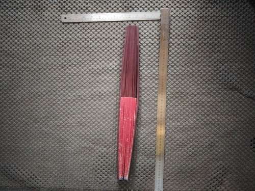 Vintage! Japanese - Large Bamboo Folding Paper Hand Fan