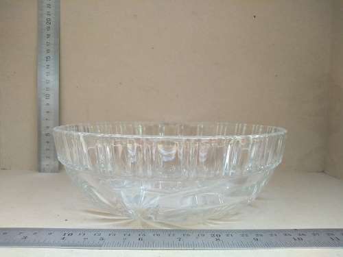 Vintage! Anchor Hocking Star of David / Star and Fan - Pressed Glass Bowl.