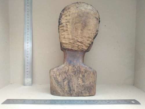 Africana! Hand Carved Wooden Bust - Shona Male 3