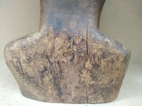 Africana! Hand Carved Wooden Bust - Shona Male 3