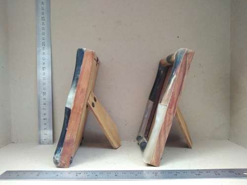 Vintage! Pair Of Horn Photo Frames