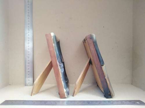Vintage! Pair Of Horn Photo Frames
