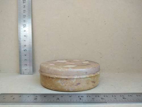 Vintage! Marble Trinket Box With Mother Of Pearl Inlay