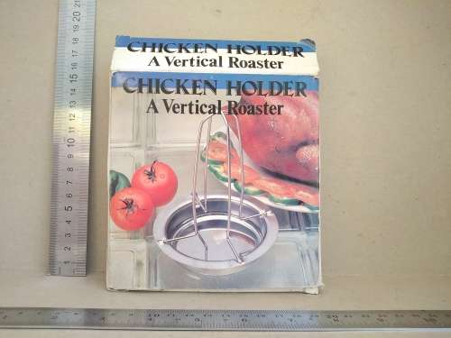 Vintage! Chicken Holder - Vertical BBQ Roaster - In Original Box