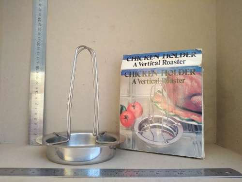 Vintage! Chicken Holder - Vertical BBQ Roaster - In Original Box