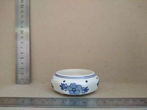 Vintage! Blue And White Delft Holland Hand Painted Small Trinket Dish.