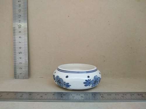 Vintage! Blue And White Delft Holland Hand Painted Small Trinket Dish.