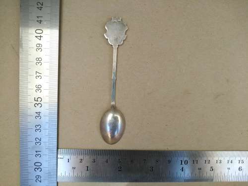 Vintage! Souvenir Spoon - European / German 800 Silver - Pompei