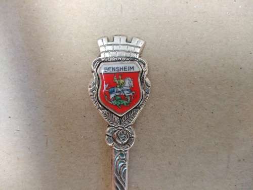 Vintage! Souvenir Spoon - Antiko 800 German Silver - Bensheim