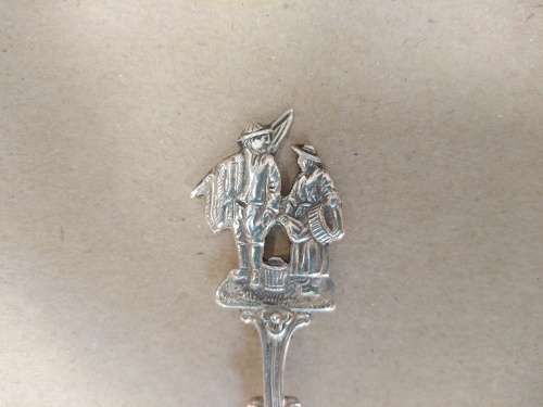 Vintage! Collector (Demitasse) Spoon -  .835 Solid Dutch Silver