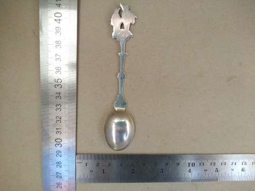 Vintage! Collector (Demitasse) Spoon -  .835 Solid Dutch Silver