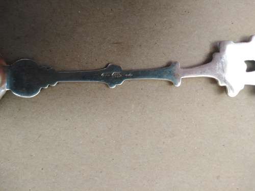 Vintage! Collector (Demitasse) Spoon -  .835 Solid Dutch Silver