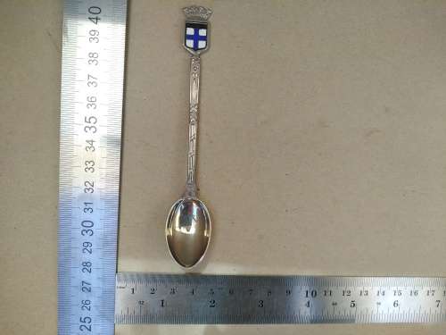 Vintage! Collector (demitasse) Spoon - Silver Alloy ? - France -  Marseille