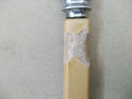 Vintage! - Warranted Sheffield - Ivorine Handle Knife Set