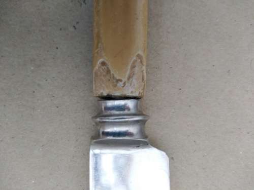 Vintage! - Warranted Sheffield - Ivorine Handle Knife Set